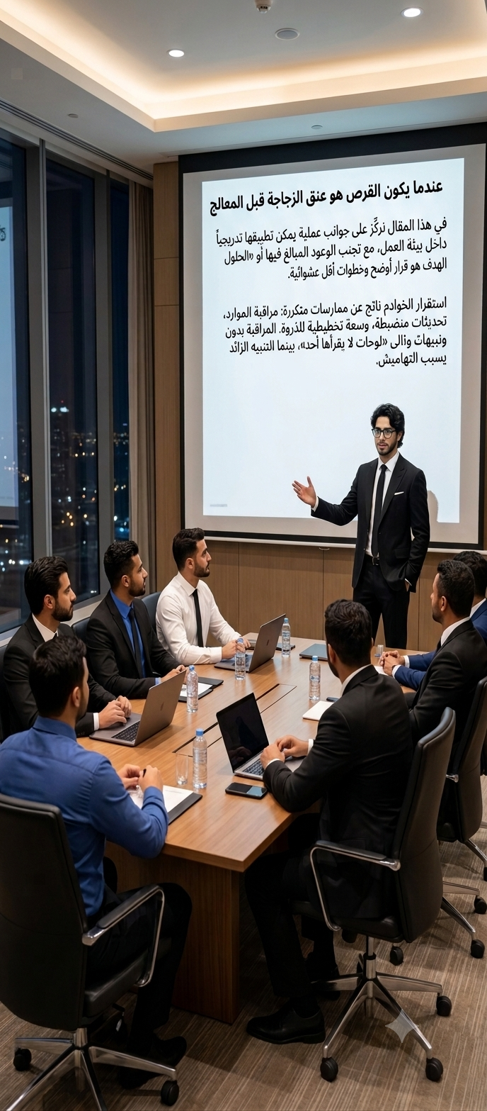 صورة تعبيرية للموضوع: عندما يكون القرص هو عنق الزجاجة قبل المعالج