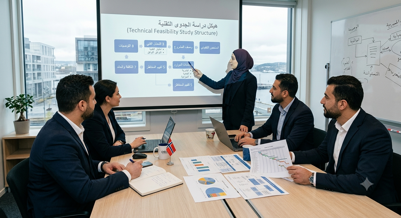 صورة تعبيرية للموضوع: هيكل دراسة جدوى تقنية لا تبالغ ولا تهمل