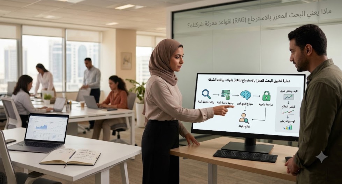 صورة تعبيرية للموضوع: ماذا يعني «البحث المعزز بالاسترجاع» لقواعد معرفة شركتك؟